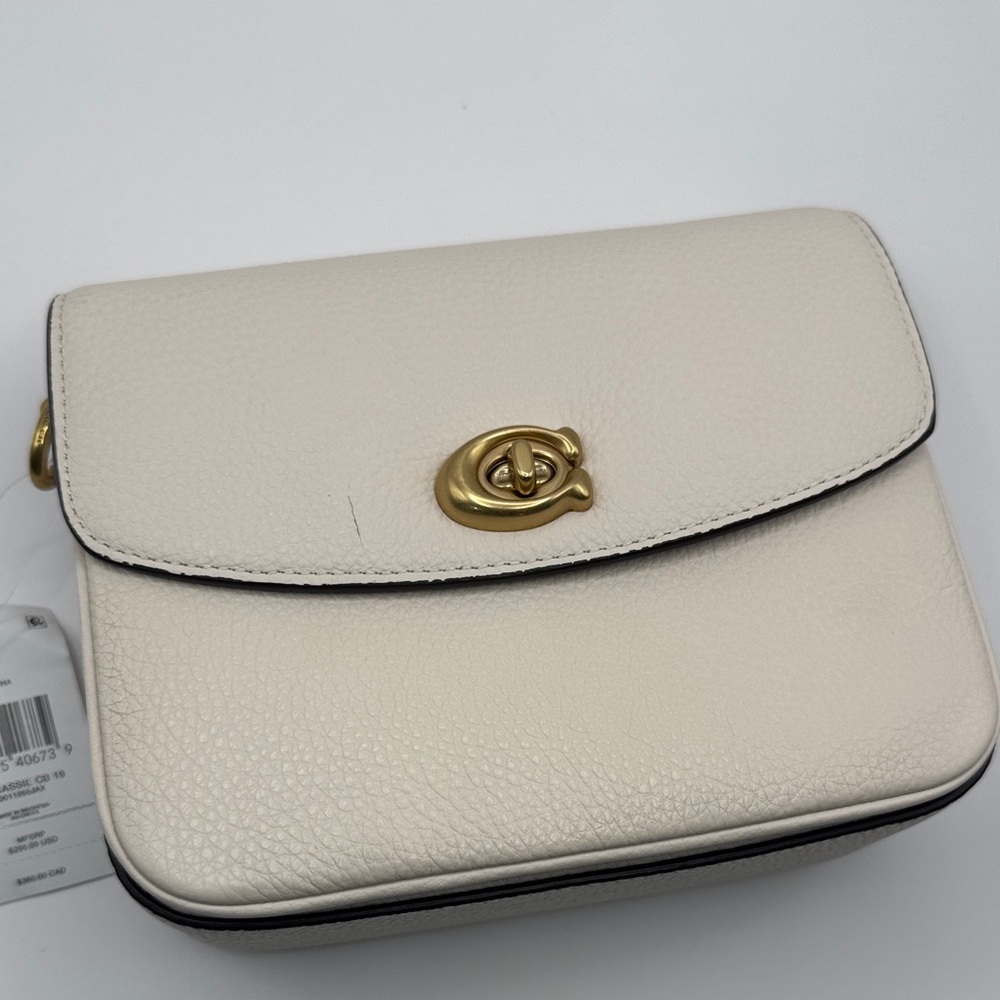 Coach Ivory Leather Crossbody Bag - Picture 7 of 7